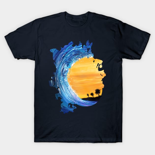 Tidal Wave T-Shirt by adamzworld